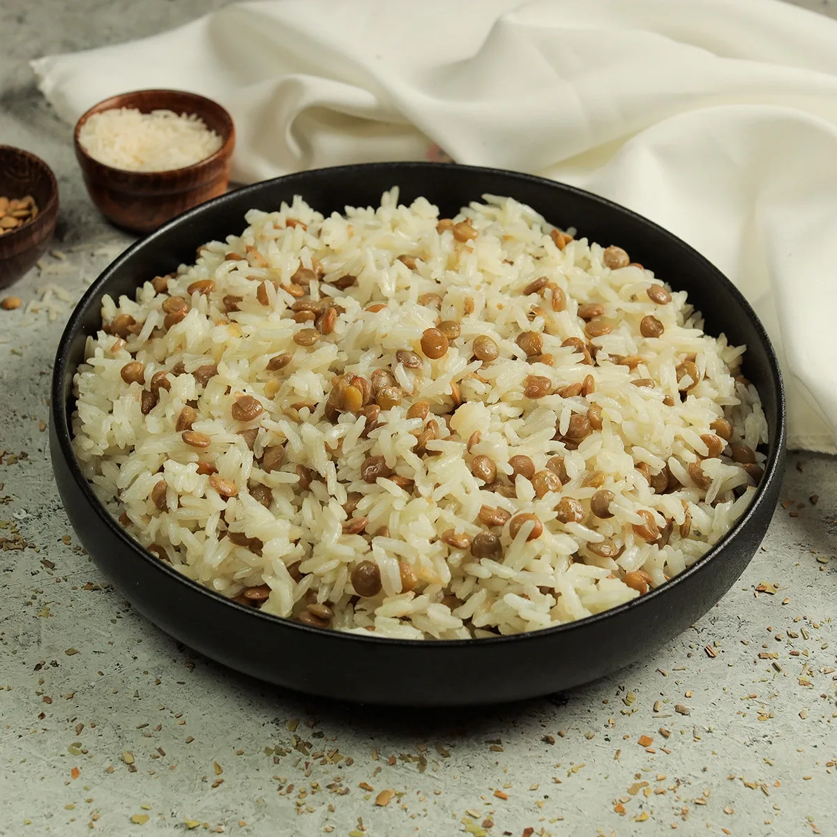 Խավարտ բրինձ ոսպով