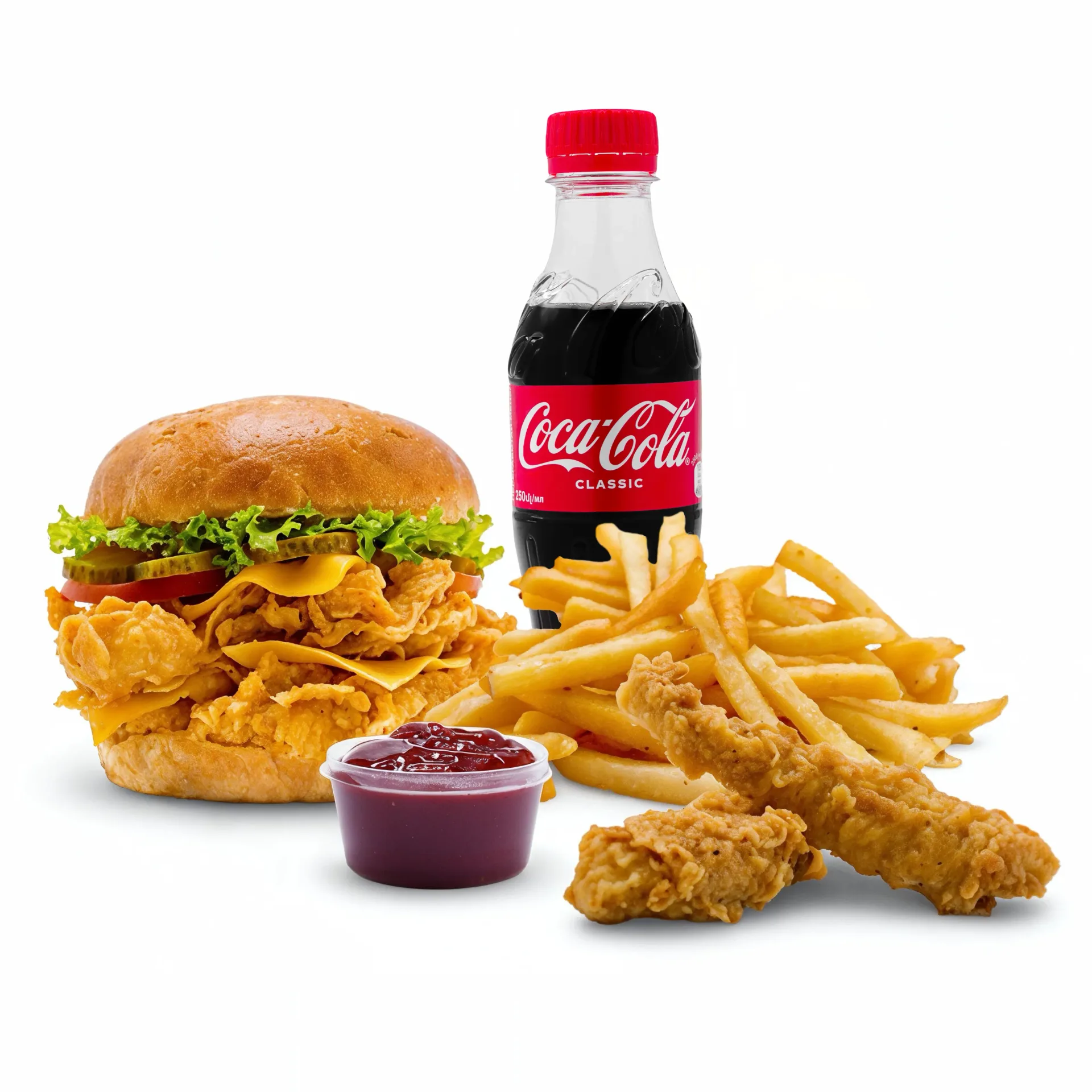 Կոմբո Դաբլ չիզբուրգեր հավի