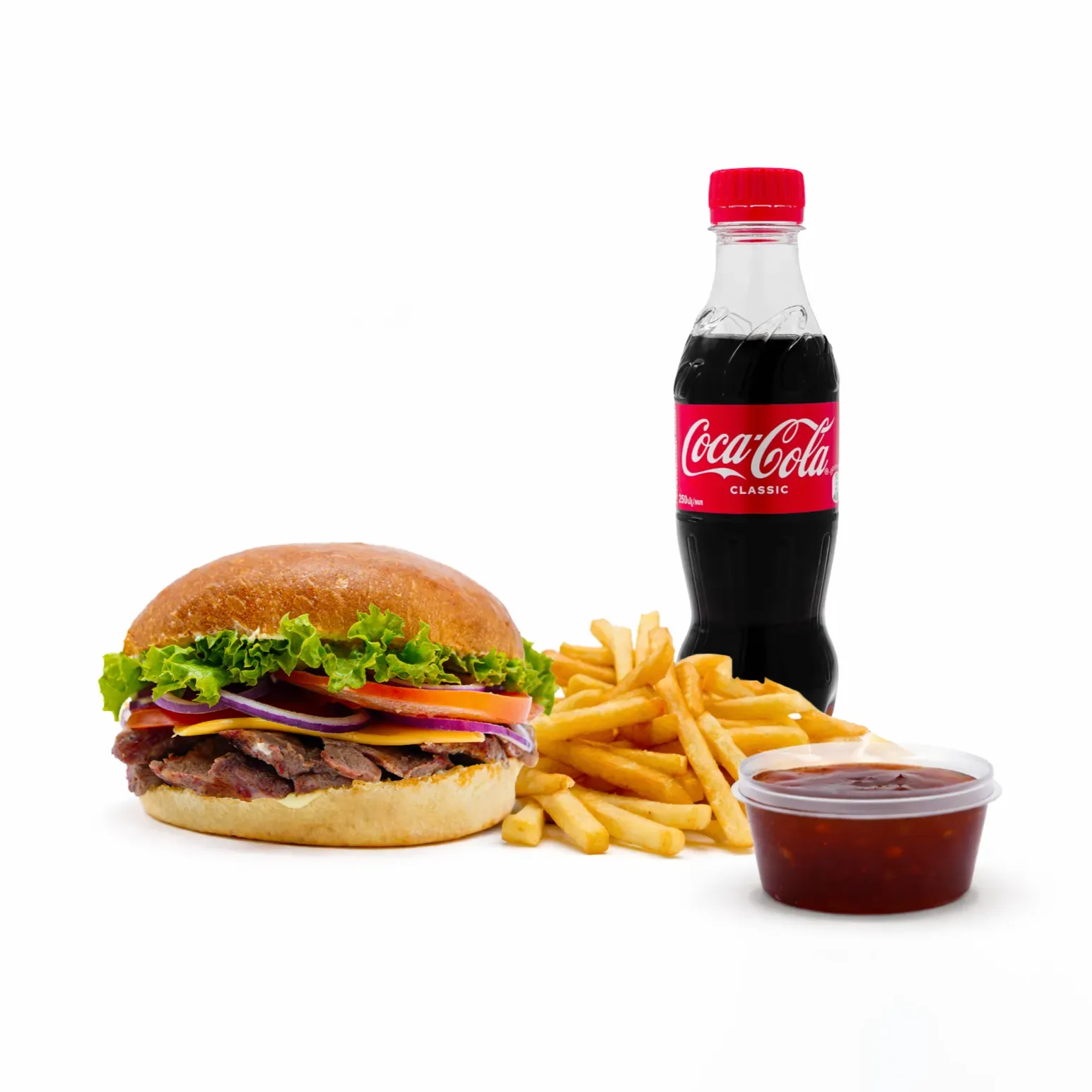 Կոմբո Սթեյք բուրգեր անգուսի