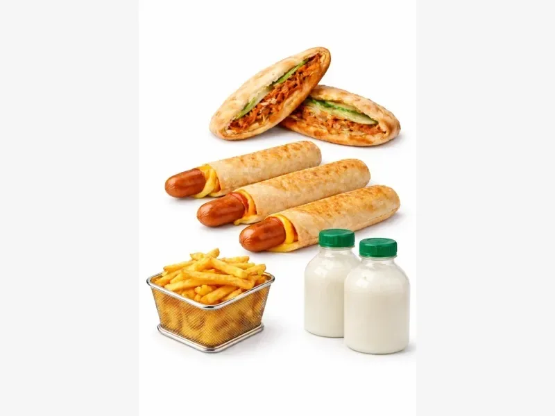 Կոմբո ֆրենչ դոգ հավի շաուրմայով