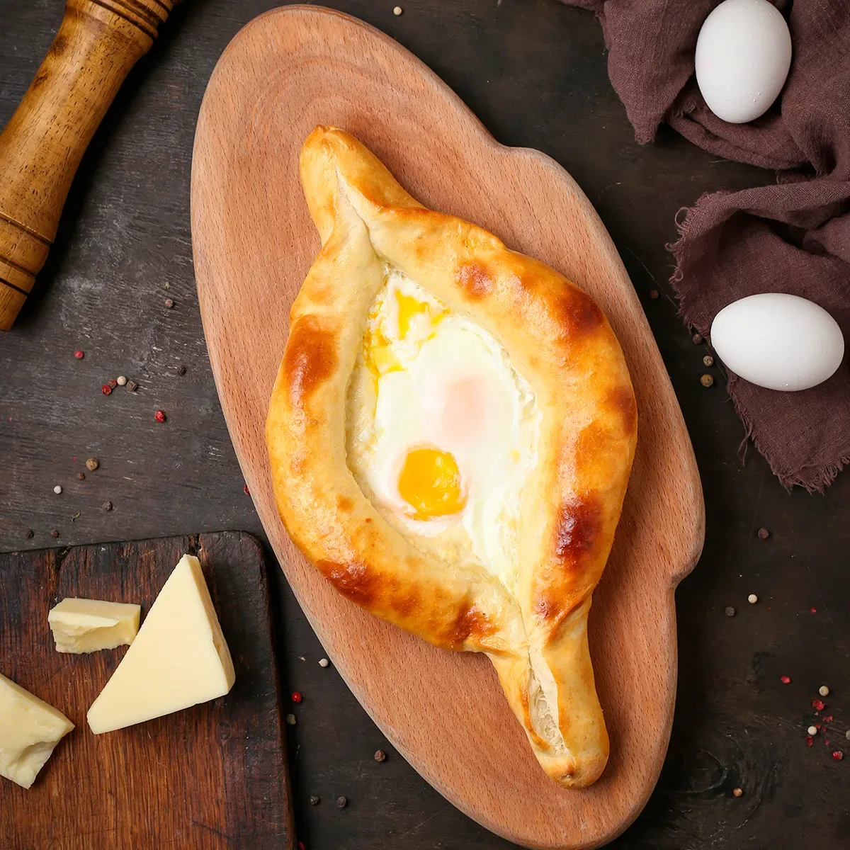 Աջարական խաչապուրի 2 ձու