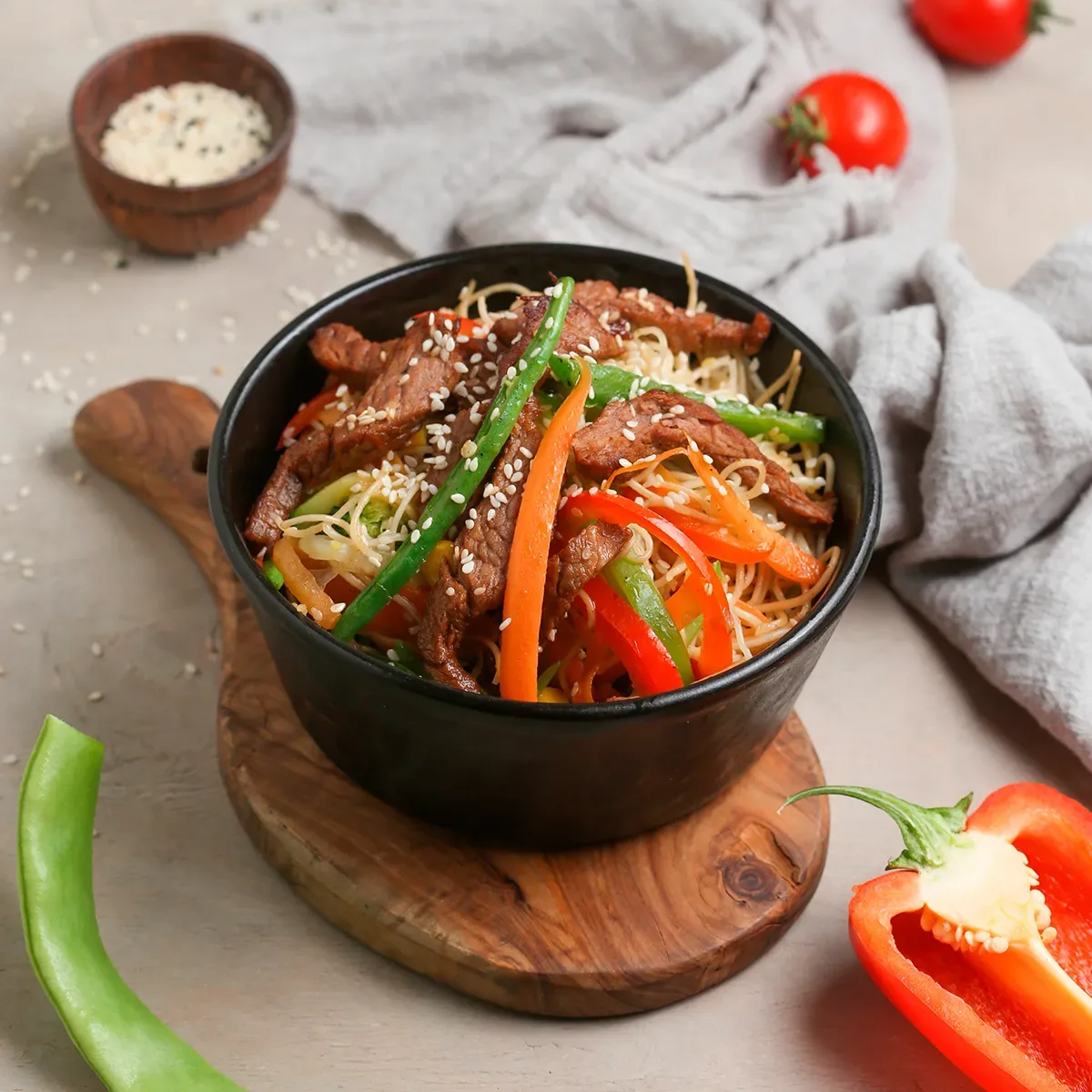 Առողջ վոկ տավարի մսով