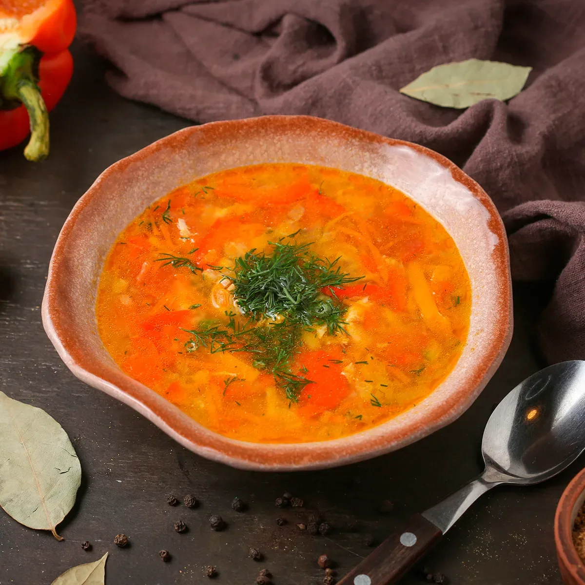 Ապուր հավի մսով