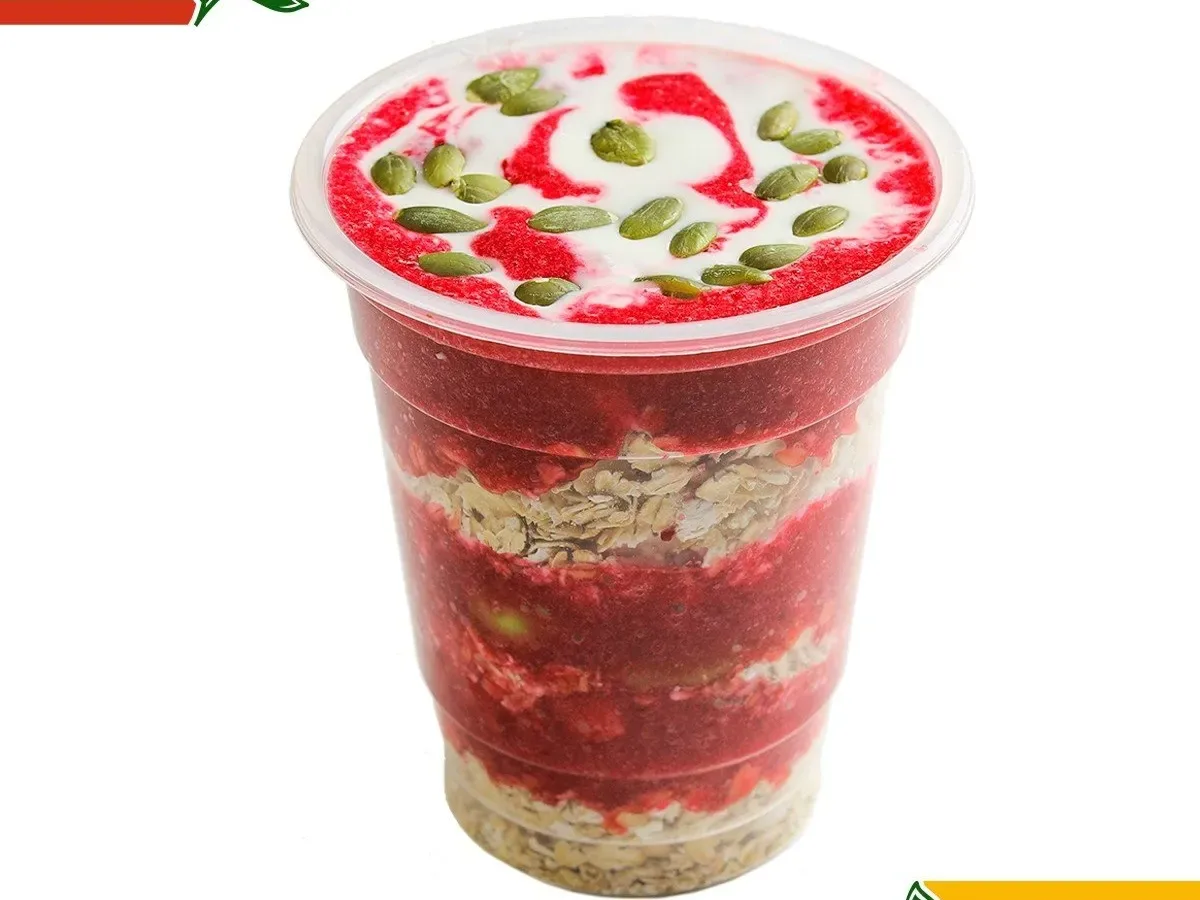 Овес в стакане