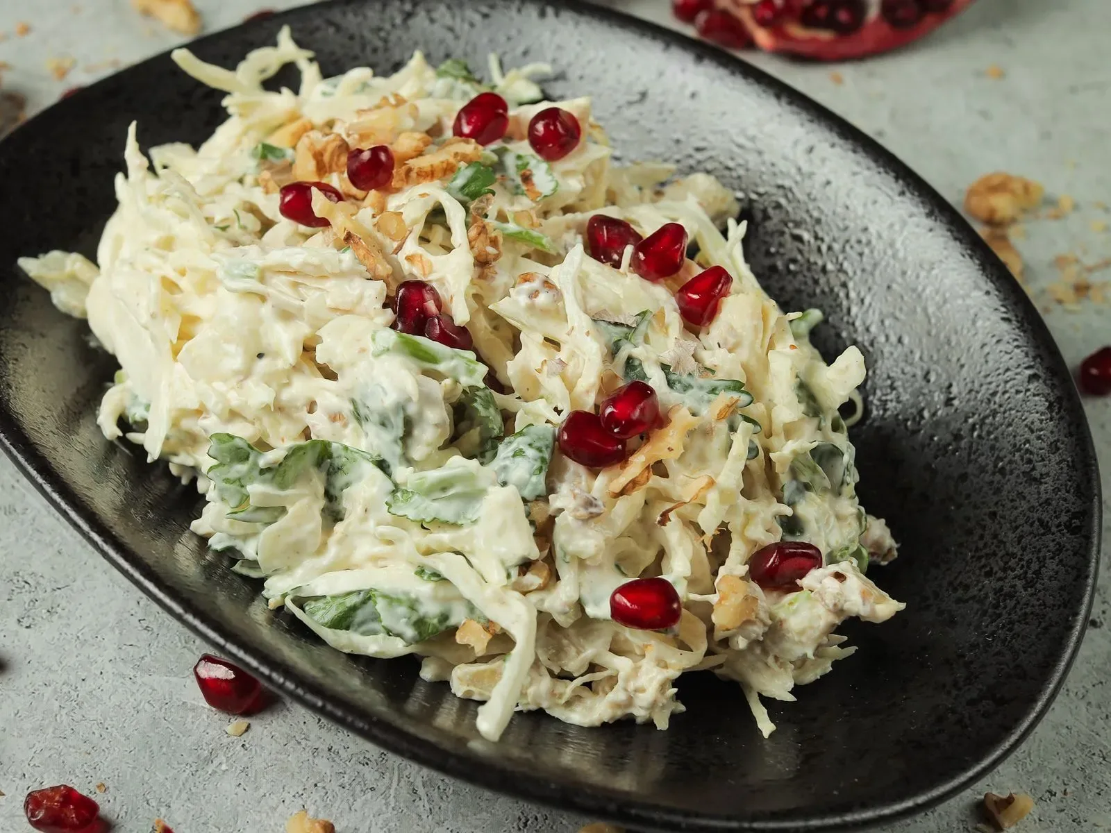 Աղցան վրացական հավի մսով