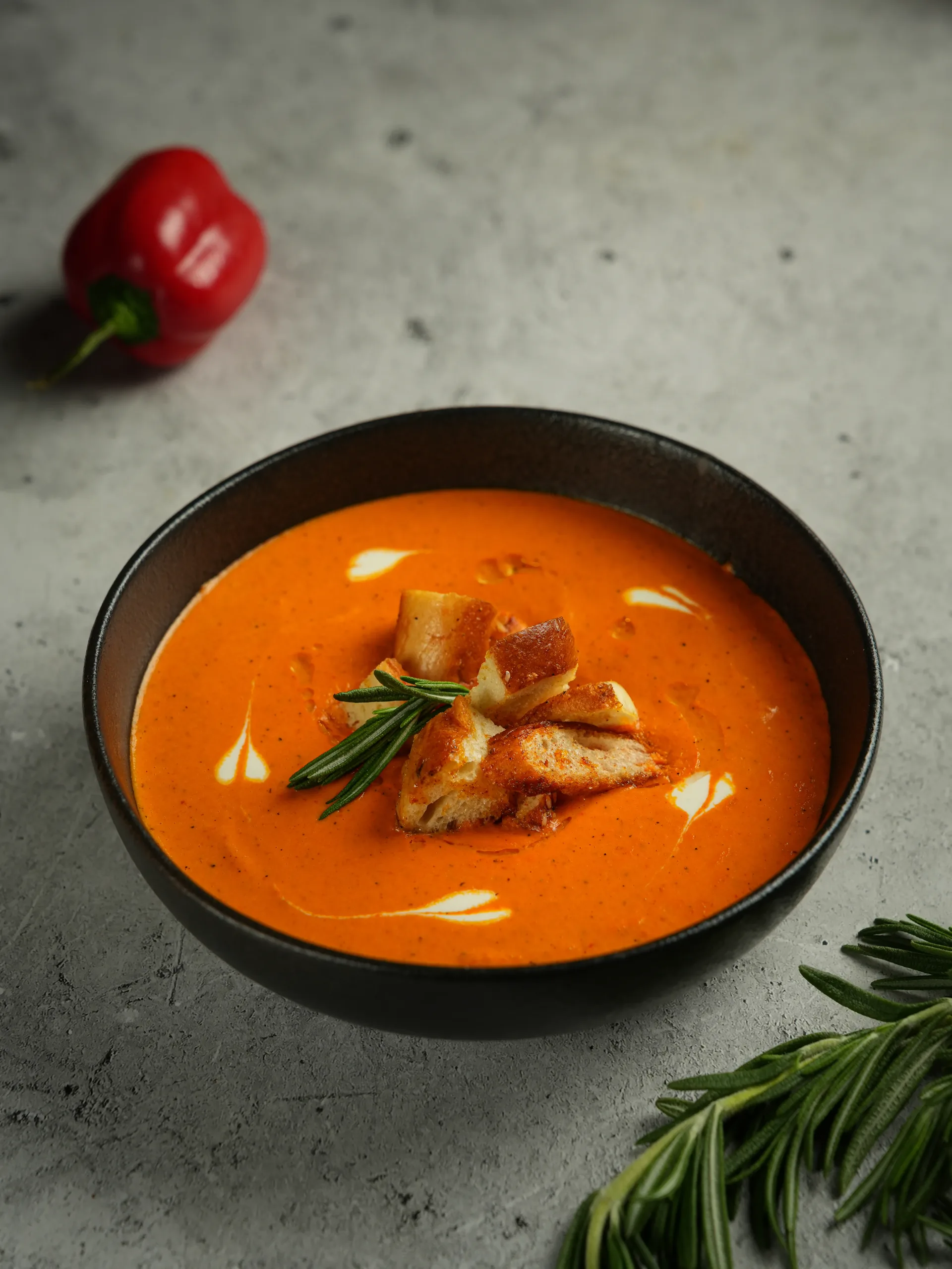 Կրեմ-ապուր Կարմիր պղպեղով