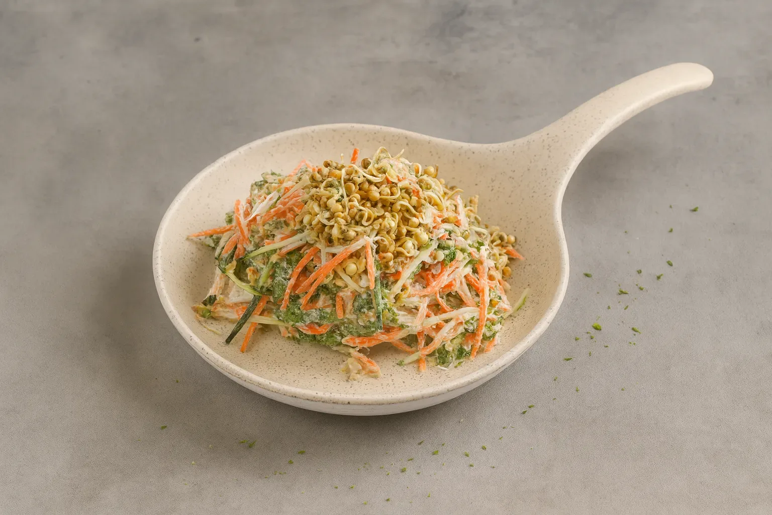 Աղցան թահինով և մաշով